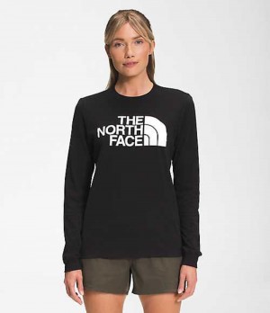 The North Face Half Dome T-Shirt Dam Svarta | 9065437-ES